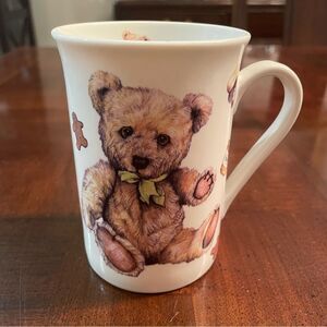 Teddy Bear Coffee Tea Mug Cup Ceramic Kent Pottery